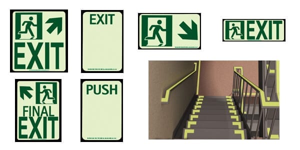 Photo-luminescent Signage Photo-luminescent Signage