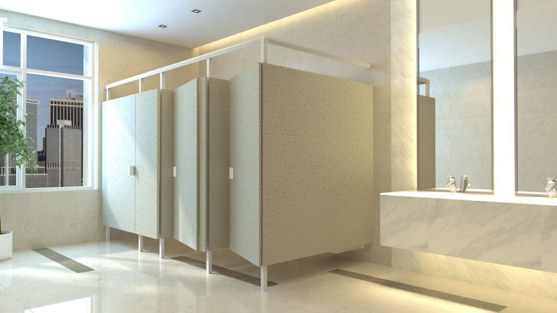 Eclipse Sandstone Toilet Partitions
