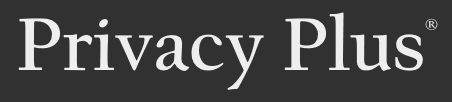 A logo for Privacy Plus Toilet Partitions company Privacy Plus Partitions Logo
