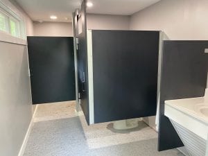 Toilet Partition Install