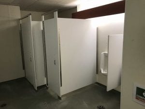 Solid Plastic Toilet Compartments by General Partitions