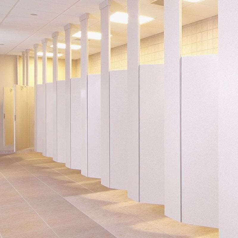 Privacy Plus Partitions with Corian Solid Surface