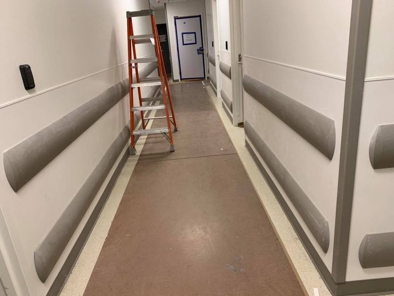 Brigham and Women's Hospital Wall Protection