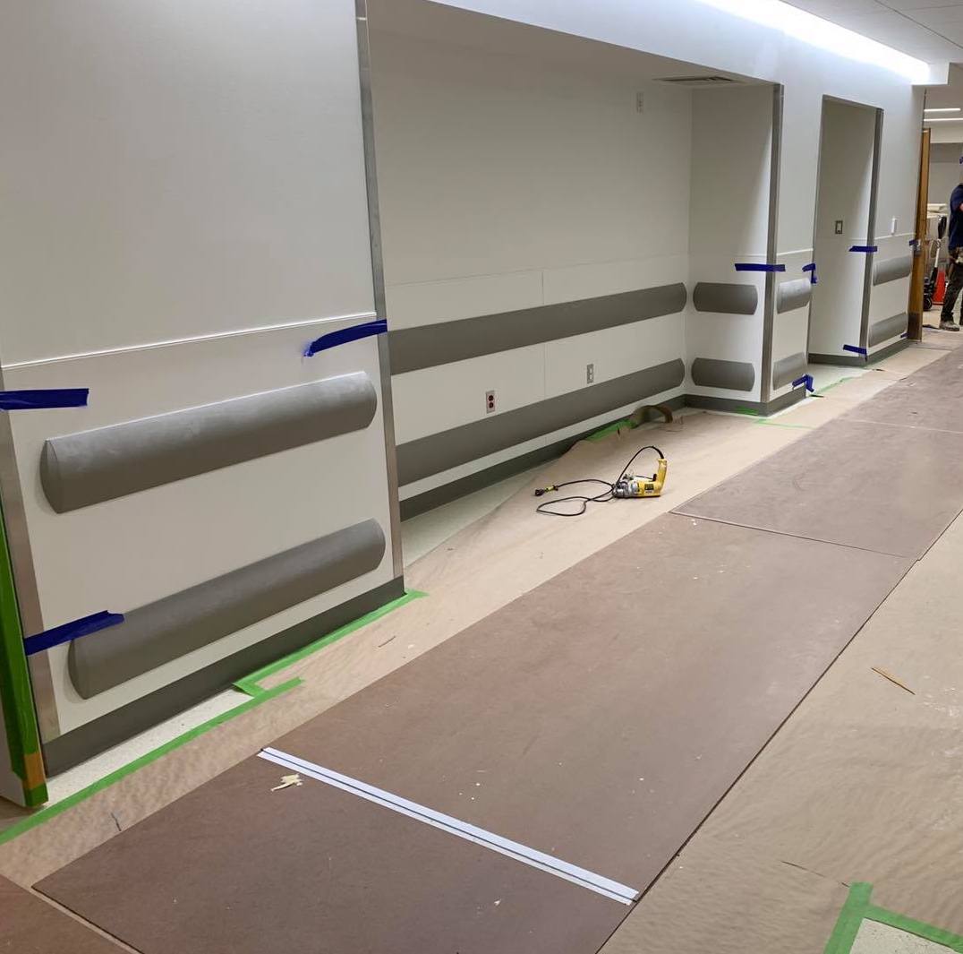 Hospital Wall Protection and Corner Guards Installation