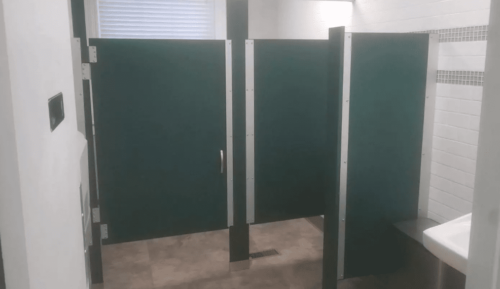 Photo of Green Toilet Partitions