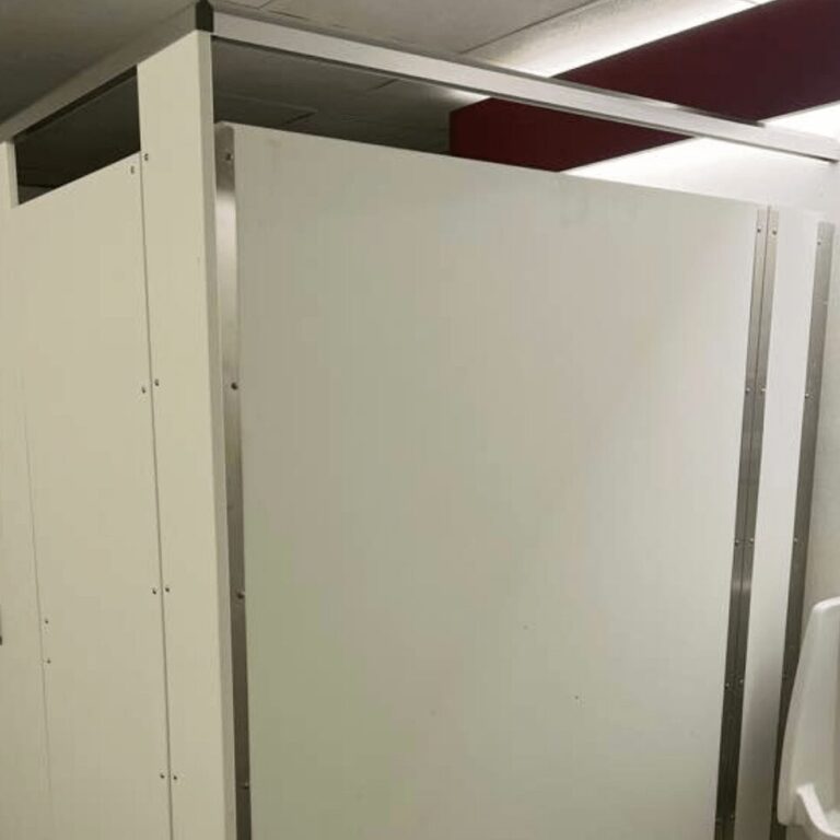 Toilet Partition Installation at the Crossley Hall in New York