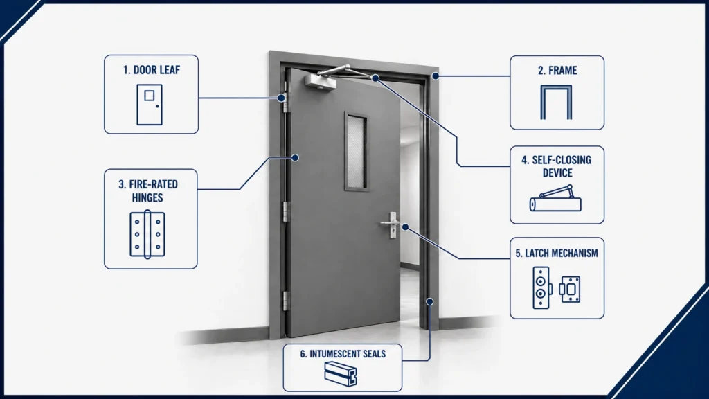 The-Components-of-a-Fire-Door-Assembly