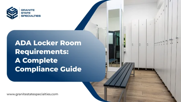 A locker room may be a small part of a larger facility, but for someone with a disability, seemingly minor design details can determine whether the space is truly accessible. In the U.S., about 34 million adults, or 12.2% of the adult population, have a mobility disability. Another 33 million, or 13.9%, have a cognitive disability. Accessibility is therefore an essential part of designing spaces people can use safely and independently. ADA locker room requirements address key details such as accessible locker placement, hardware reach ranges, bench dimensions, clear floor space, accessible routes, and maneuvering areas. Getting these details right starts during the design and planning phase, well before inspection. This blog breaks down the key ADA locker room requirements to consider when planning an accessible locker room. What Are the ADA Locker Room Requirements? The ADA Standards establish accessibility requirements for dressing rooms, fitting rooms, and locker rooms, including accessible routes, clear floor space, benches, and storage elements. Where these rooms are provided in clusters, 5% of the rooms in each cluster, but at least one room, must comply with the applicable requirements. For lockers specifically, Section 225.2.1 requires that at least 5% of lockers, but no fewer than one of each type, comply with Section 811. This means accessibility should be incorporated into the locker layout from the beginning rather than treated as an adjustment after installation. The exact requirements can vary depending on the facility and the type of space being designed. Project teams should always review the applicable ADA Standards, building codes, and local requirements before finalizing a layout. 4 ADA Locker Room Requirements Every Project Team Should Know Understanding these requirements early can help architects, contractors, and facility teams plan accessible spaces and avoid costly changes later. 1. Locker Heights & Reach Ranges Accessible lockers must be usable from a seated or standing position without requiring excessive reaching. Section 308 generally establishes accessible reach ranges for operable parts. For a forward approach, the high reach is generally a maximum of 48 inches, while the low reach is generally a minimum of 15 inches, subject to the specific approach and conditions outlined in the Standards. That means locker designers should pay close attention to the location of: Handles Locks and latches Pulls Hooks Shelves Other operable or storage features Simply designating a locker as “accessible” is not enough if the hardware cannot be reached or operated comfortably. Accessible storage also needs consideration beyond the locker door itself. The ADA’s storage provisions require at least one of each type of storage element to be provided in accessible spaces, while additional storage may be located outside the accessible reach range. 2. Locker Quantity & Accessible Placement One of the first ADA locker room requirements to address is the number of accessible lockers. The 2010 Standards require: At least 5% of lockers are accessible. Provide at least one accessible locker of each type. Accessible lockers must comply with the applicable requirements of Section 811. Position storage elements such as shelves, hooks, and other operable features within accessible reach ranges as required. For example, if a facility provides 100 lockers of the same type, at least five must comply with the applicable accessibility requirements. If a facility provides multiple locker types, the minimum requirement applies to each type. Placement matters, too. An accessible locker should be located along an accessible route and positioned so that users can approach and operate it without encountering barriers from adjacent lockers, benches, walls, or other fixtures. 3. Accessible Benches & Seating Benches are another major consideration when planning accessible locker rooms and dressing areas. Under Section 903, an accessible bench must be: 48 inches minimum in length 20 to 24 inches deep 17 to 19 inches high Supported by a structure capable of supporting the required loads Located with the required clear floor or ground space The bench also needs clear floor space alongside the short axis to allow a person using a mobility device to transfer onto it. The 2010 Standards specifically address this gap in dressing rooms, fitting rooms, and locker rooms. This is an important planning detail. A compliant bench placed in a crowded corner can still create accessibility problems if a user cannot approach and transfer onto it. For projects requiring handicap-accessible benches, review the bench and surrounding floor area together as part of the overall layout. 4. Clear Floor Space & Turning Areas Accessible locker rooms need enough space for users to approach lockers, operate hardware, transfer to benches, and move through the room. The ADA provides requirements for accessible routes and maneuvering spaces throughout a facility. In many accessible spaces, a 60-inch-diameter turning space provides the necessary clearance for a wheelchair to turn, although the Standards also recognize compliant T-shaped turning spaces in appropriate circumstances. The design should therefore be based on the specific room configuration rather than assuming every locker room must contain one unobstructed 60-inch circle. Aisle and route widths also need careful attention. A clear accessible route is generally at least 36 inches wide, with specific exceptions for certain conditions. Furniture, benches, lockers, columns, and other fixed elements should not reduce the required clear width. For commercial projects, coordinate these dimensions directly on architectural or CAD layouts before ordering products. When these clearances aren’t considered until installation, even a well-specified product can cause problems. That’s where the cost of getting accessibility wrong can quickly extend beyond the product itself. The Project Impact of ADA Non-Compliance Failing to address ADA locker room requirements during the design phase can create problems that extend well beyond accessibility. When non-compliant lockers, benches, hardware, or clearances are discovered late in the project, correcting them can mean additional labor, materials, and schedule changes. Failed inspections: Accessibility issues may need to be corrected before the space can receive final approval. Locker modifications: ADA-compliant lockers may need to be relocated or replaced if accessible reach ranges or required clearances aren’t met. Bench rework: Accessible benches may need to be repositioned if adequate transfer space or clear floor space isn’t available. Layout changes: Partitions, doors, lockers, or other fixtures may need to be relocated if they obstruct accessible routes or turning space. Schedule delays: Field changes can affect inspections, occupancy timelines, and coordination with other trades. Higher project costs: Demolition, replacement materials, additional labor, and reinstallation can quickly add costs that could have been avoided during initial planning. The risk isn’t limited to the construction phase, either. Accessibility requirements ensure that people with disabilities can use facilities safely and independently. Treating ADA locker room requirements as a core design consideration from the outset helps project teams avoid preventable rework and create a more accessible facility. The good news is that many of these issues can be addressed before construction begins. When teams consider accessibility while the locker room is still being designed, they have far more flexibility to adjust the layout, select the right products, and coordinate clearances. How To Design an Accessible Locker Room for ADA Compliance If you’re starting a locker room project from scratch, address ADA locker room requirements during the planning and specification phase, not after you've already selected lockers and benches. The 2010 ADA Standards address accessible routes, clear floor space, storage elements, and accessible benches, so consider these requirements together when developing an accessible locker room layout. Before finalizing the design, architects, contractors, and facility teams should complete the following 5 steps: Step 1: Determine Accessible Locker Quantities Decide which accessible lockers must comply with Section 811, including the requirement that at least 5% of lockers of each type be accessible, with a minimum of one. Step 2: Finalize Locker Heights & Hardware Check locks, handles, hooks, shelves, and other operable features against applicable ADA reach ranges. Step 3: Plan Accessible Bench Placement Confirm that accessible benches meet the dimensional requirements of Section 903 and have the required adjacent clear floor space for approach and transfer. Step 4: Map Out Accessible Routes & Turning Space Make sure lockers, benches, partitions, doors, and other fixtures do not reduce required accessible routes, circulation, approach, or turning space. Step 5: Get Locker Dimensions & Fixture Coordination Review the actual locker dimensions, bench dimensions, hardware, and placement on the architectural or CAD layout before ordering or installation. Step 6: Conduct Final Installation Verify that field conditions do not compromise the ADA-compliant locker room layout, clearances, or accessible features established during design. Starting with accessibility in the layout phase makes compliance easier and helps prevent the frustrating situation of having the right products but not enough space to install them correctly. The GSS Compliance Advantage Granite State Specialties helps commercial project teams turn accessibility requirements into practical, installable solutions. Our team can review project specifications, submittals, and layouts to help coordinate ADA-compliant lockers, commercial benches, shelving, and related specialty products before installation begins. That means accessibility considerations can be addressed alongside product selection, dimensions, hardware, and site conditions rather than after the room is already built. For architects and designers working on schools, commercial facilities, healthcare environments, athletic spaces, and other high-use buildings, that coordination can make the installation process more predictable and help reduce costly field changes. GSS also provides commercial installation services for lockers, benches, and shelving, giving project teams a single partner for product coordination and installation. Once the layout is established, the next challenge is ensuring the products specified for that space meet those requirements. That’s where experienced product coordination and installation can make a difference. Plan ADA-Compliant Locker Rooms With GSS Understanding ADA locker room requirements is an important first step, but successful compliance depends on how those requirements are incorporated into the actual design. The right locker dimensions, accessible hardware, bench placement, clear floor space, and circulation areas need to work together. When these details are coordinated early, architects, contractors, and facility owners can create locker rooms that are practical, accessible, and inspection-ready. For the complete regulatory requirements, consult the official 2010 ADA Standards for Accessible Design, including Chapter 8 and the related requirements for storage and benches. Ensure your facility meets every regulatory standard from day one. Contact Granite State Specialties for expert guidance on ADA-compliant locker room layouts and installation. Frequently Asked Questions 1. How many lockers are required to be ADA accessible? At least 5 percent of lockers in each cluster must be accessible, with at least one accessible locker per type of use offered (day-use, full-height, half-height, etc.), even if that type makes up a small share of the total. 2. What is the ADA reach range for locker handles and locks? Operable parts like handles, locks, and latches must generally fall between 15 and 48 inches above the finished floor, so they’re usable from a seated position without excessive reaching. 3. Is a bench required in every ADA-compliant locker room? Yes. Any dressing, fitting, or locker room designated as accessible must include at least one compliant bench, 42 inches long, 20 to 24 inches deep, with a seat height of 17 to 19 inches, and adjacent clear floor space for a wheelchair transfer. 4. What turning space does ADA require inside a locker room? A wheelchair-turning space complying with ADA Section 304 is required, typically a 60-inch-diameter circle or an equivalent T-shaped space, and doors cannot swing into that space unless additional clearance is provided. 5. Do ADA locker room requirements apply to gyms, schools, and workplace facilities? Yes. Any facility open to the public or employees, including gyms, schools, offices, and healthcare buildings, must meet ADA locker room requirements wherever it provides dressing, fitting, or locker rooms.